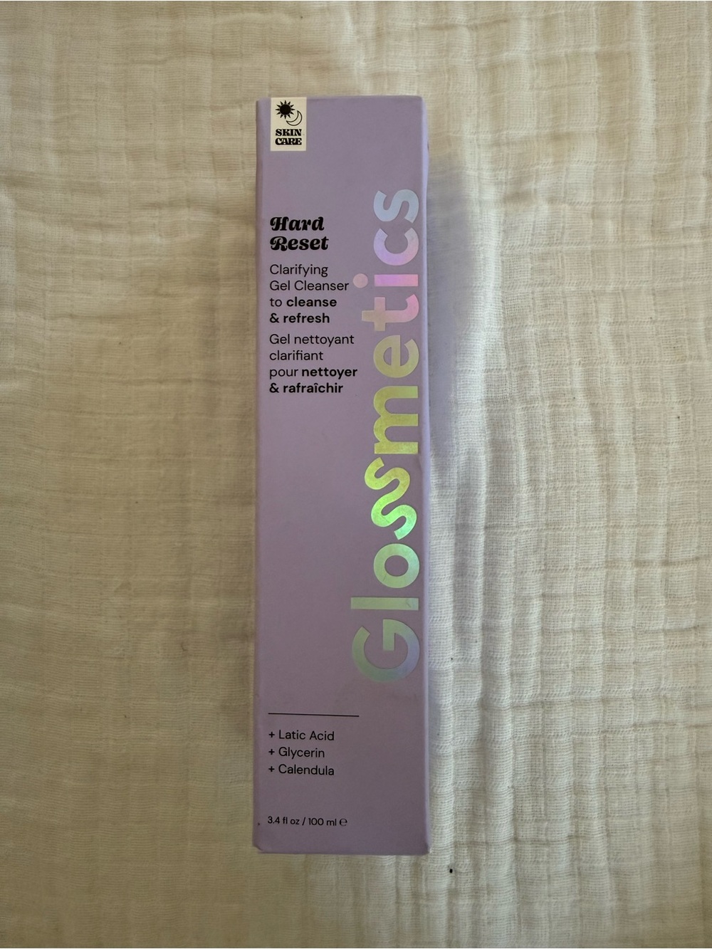 NIB Glossmetics Hard Reset Clarifying Gel Cleanser 100mL